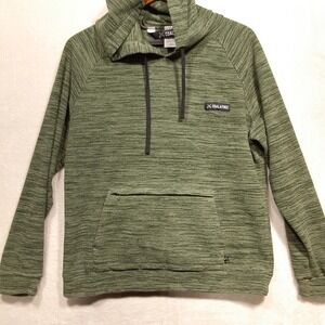 Coalatree Mens Evolution Pullover Hoodie Sz.S/Green Marled/Drawstring/Thumbholes